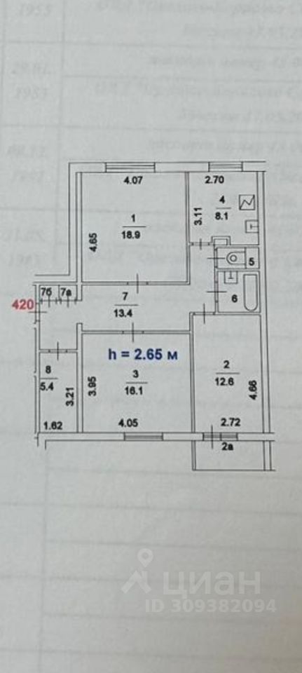 Продается3-комн.квартира,79,2м²