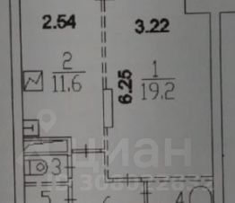 2-комн.кв., 42 м², этаж 10