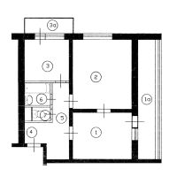 2-комн.кв., 42 м², этаж 12