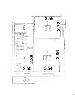 2-комн.кв., 39 м², этаж 7