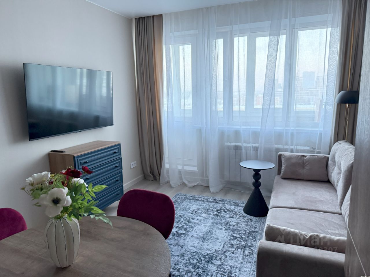 1-комнатная квартира, 38 м² — фото 3