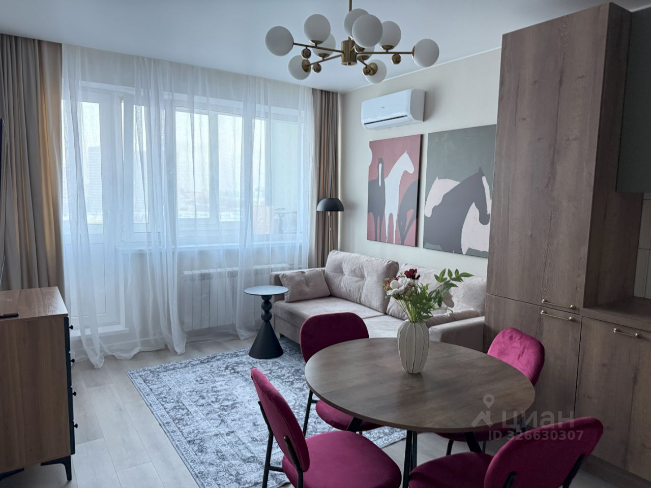 1-комнатная квартира, 38 м² — фото 4
