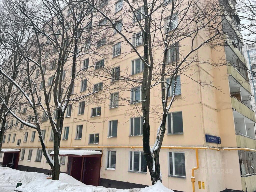 Продажа четырехкомнатной квартиры 62,5м² Чертановская ул., 43К2, Москва, м.  Пражская - база ЦИАН, объявление 299102248