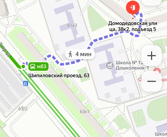 1-комн., 38 м², 9/12 этаж