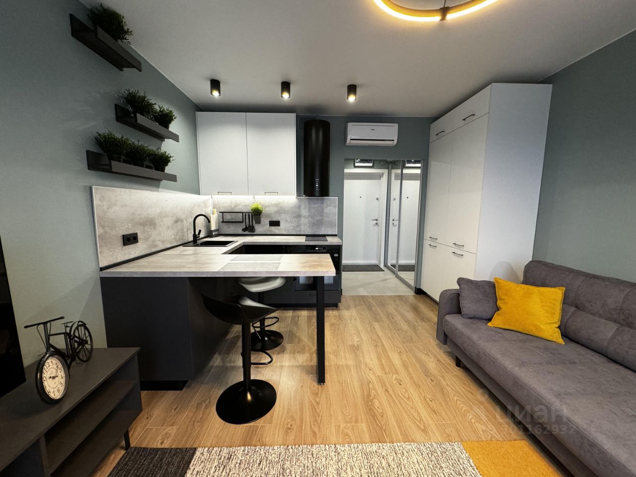 Снять квартиру-студию 25м² Домостроительная ул., 2, Москва, ЗАО, р-н ...