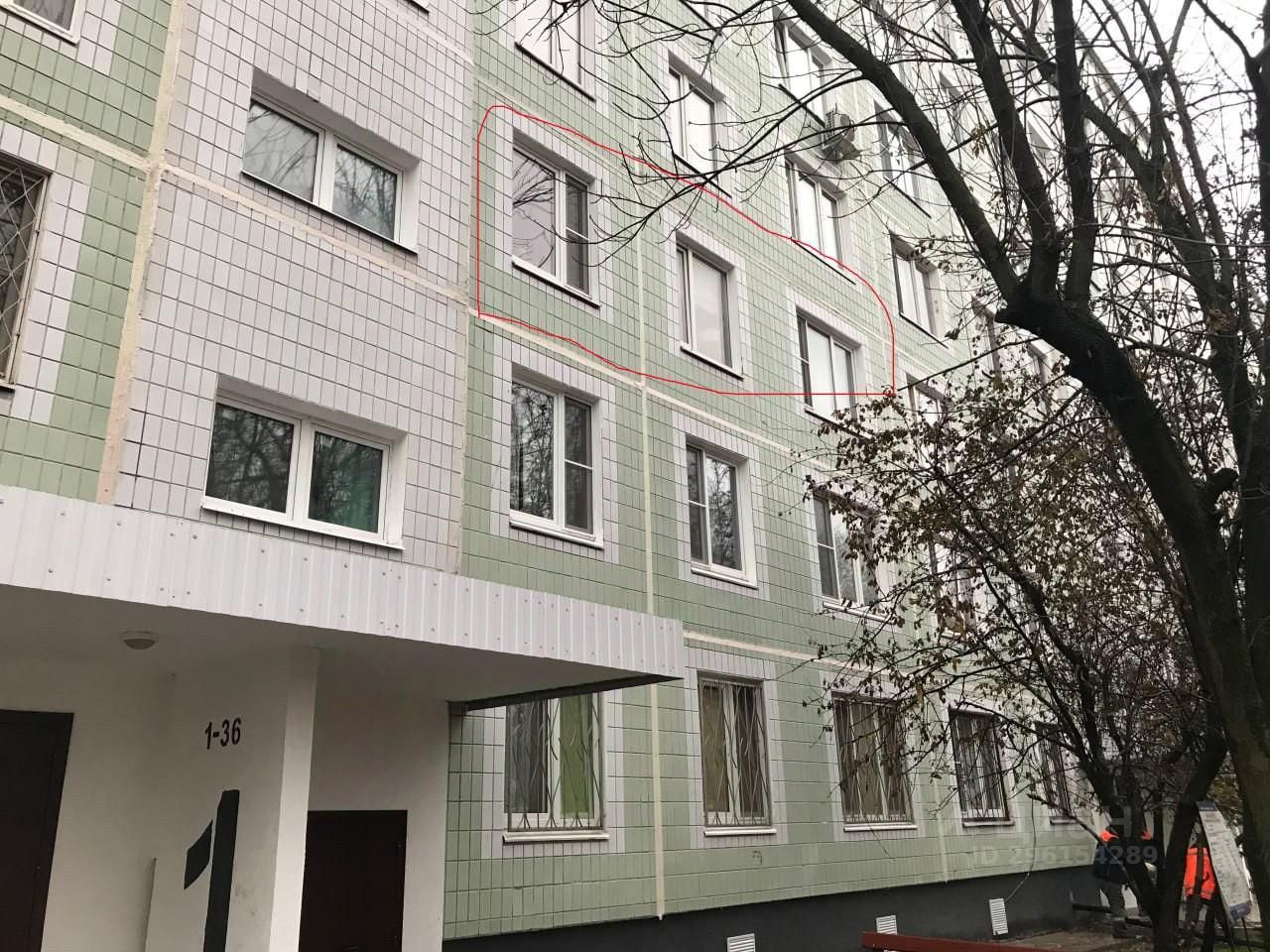 Продажа трехкомнатной квартиры 59.1м² Дубнинская ул., 73К3, Москва, САО ...