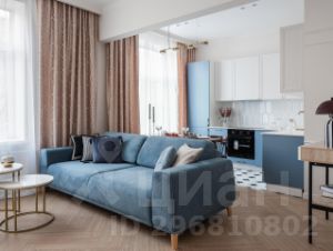 3-комн.кв., 74 м², этаж 3