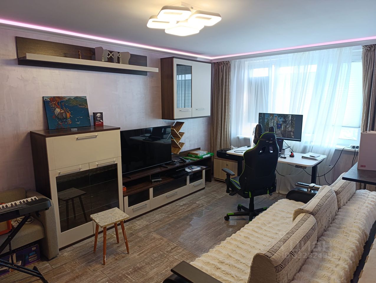 2-комнатная квартира, 57,7 м² — фото 1