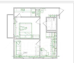 2-комн.кв., 40 м², этаж 6