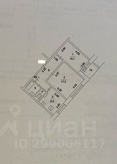 2-комн.кв., 52 м², этаж 9