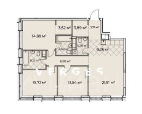 4-комн.кв., 103 м², этаж 4