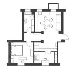 3-комн.кв., 86 м², этаж 13