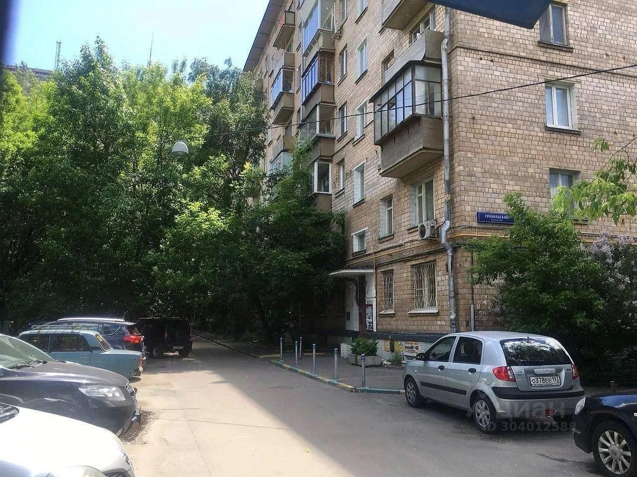 Аренда двухкомнатной квартиры 47м² Грохольский пер., 10/5, Москва, м.  Проспект Мира - база ЦИАН, объявление 304012588