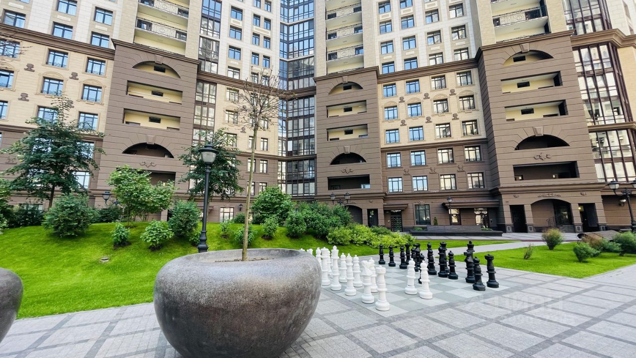 Купить трехкомнатную квартиру 80м² Хорошевское ш., 25Ак2, Москва, м.  Полежаевская - база ЦИАН, объявление 299057283