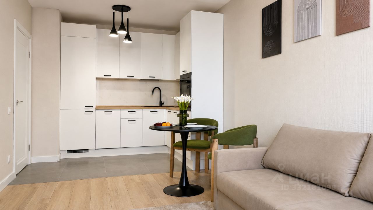 Евро2-комнатная квартира, 40 м² — фото 4