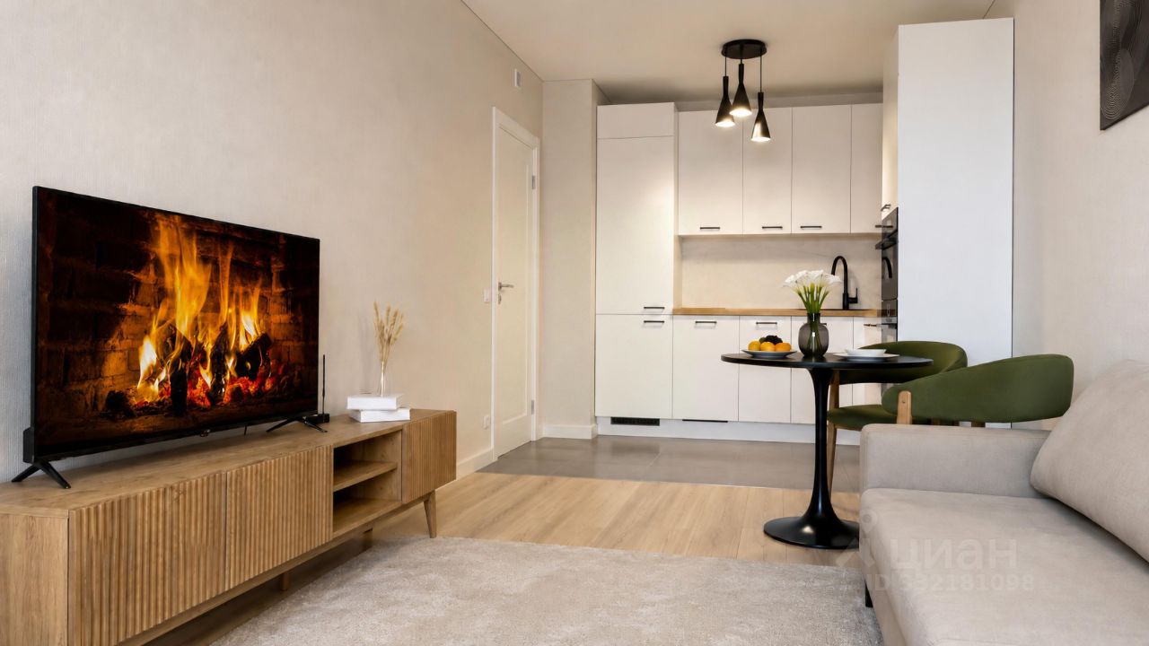 Евро2-комнатная квартира, 40 м² — фото 1