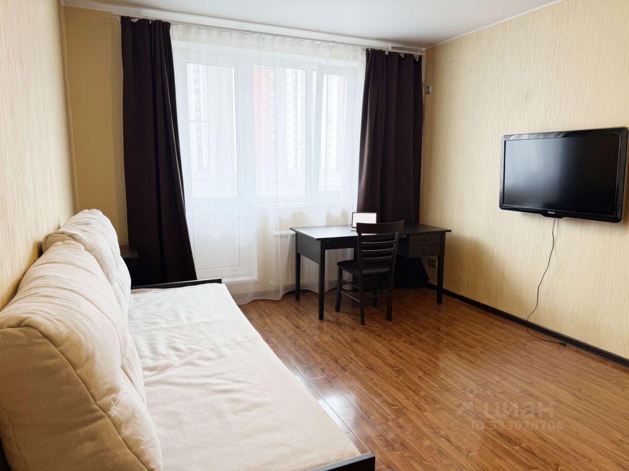 1-комнатная квартира, 38 м² — фото 6