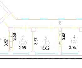 3-комн.кв., 82 м², этаж 5