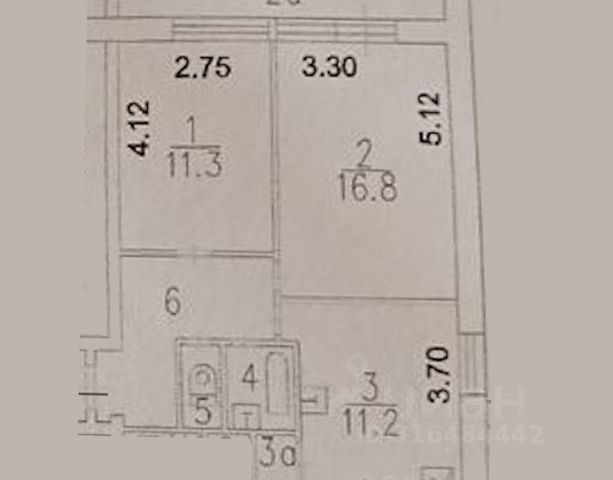 2-комн., 50,2 м², 7/16 этаж
