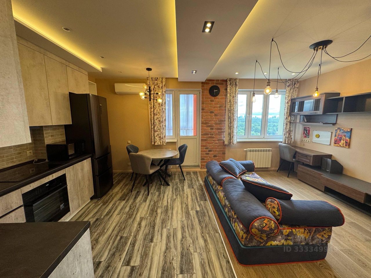 Квартира-студия, 40 м² — фото 1