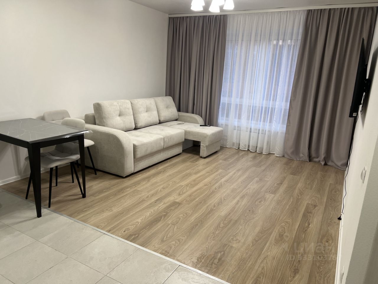 1-комнатная квартира, 40,7 м² — фото 1