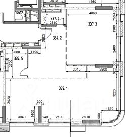 3-комн.кв., 95 м², этаж 7