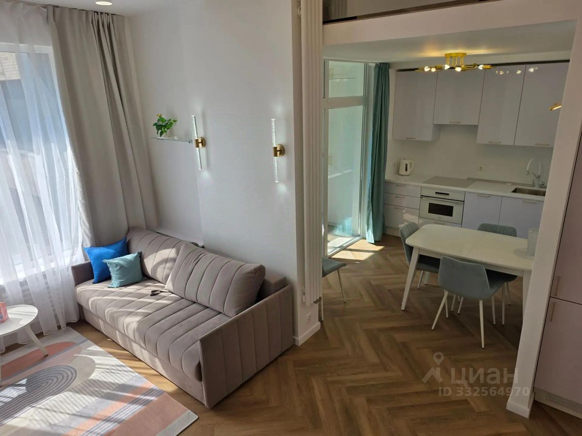 1-комнатная квартира, 51 м² — фото 2