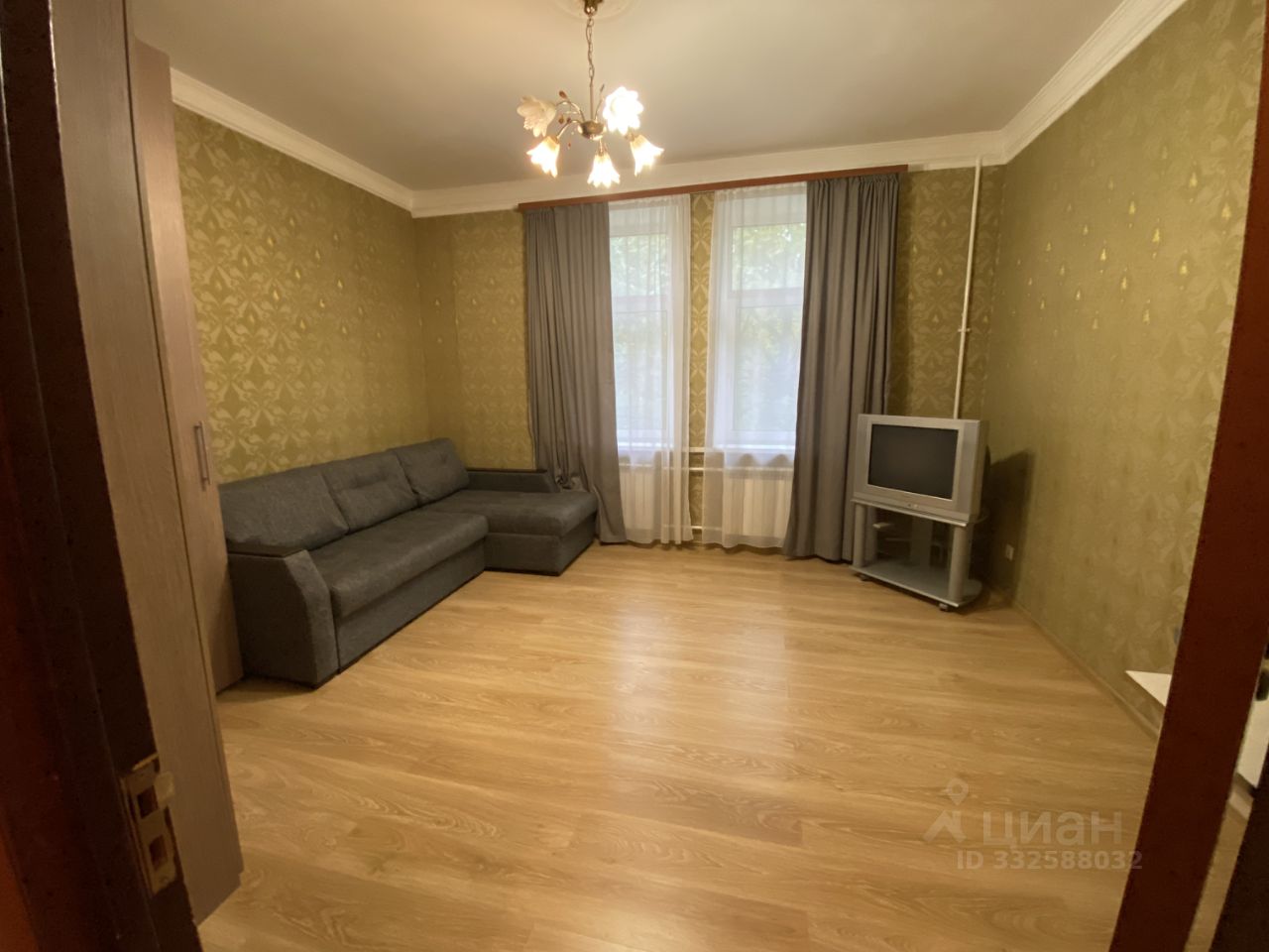 2-комнатная квартира, 56,7 м² — фото 1