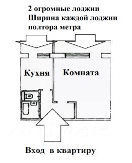 1-комн.кв., 46 м², этаж 12