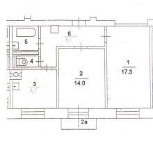 2-комн.кв., 51 м², этаж 4