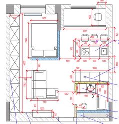 1-комн.кв., 39 м², этаж 7 1-комн.кв., 39 м², этаж 7