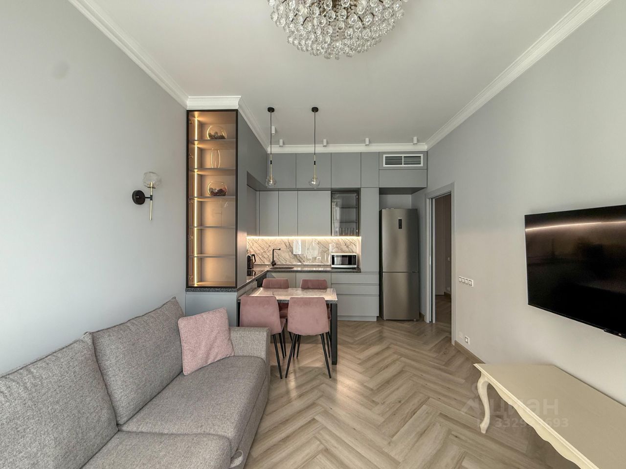Евро2-комнатная квартира, 44 м² — фото 4