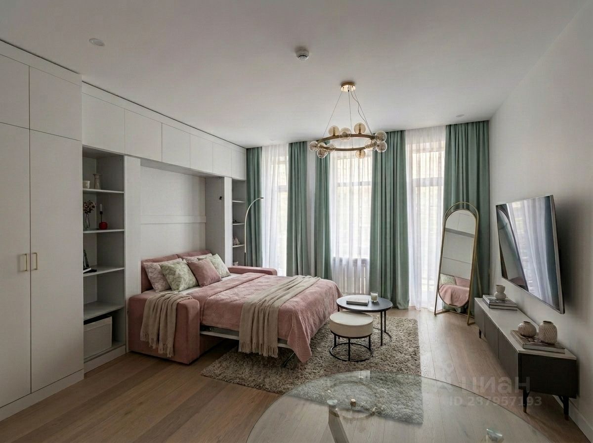 1-комнатная квартира, 38 м² — фото 4