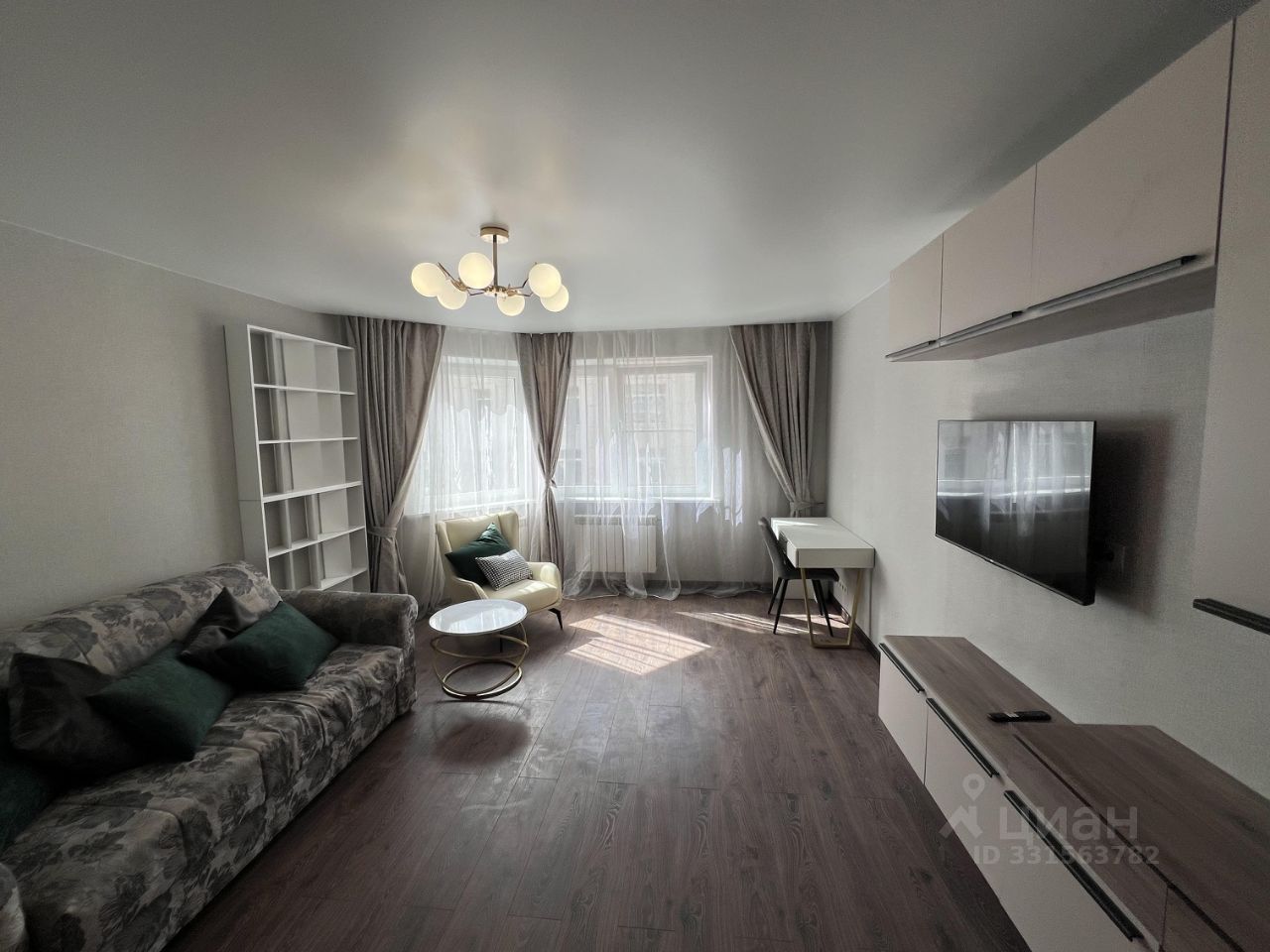 2-комнатная квартира, 54,9 м² — фото 3