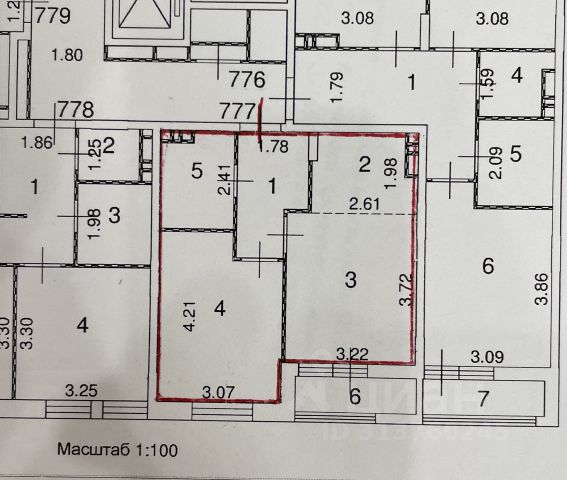 1-комн., 39,1 м², 7/16 этаж