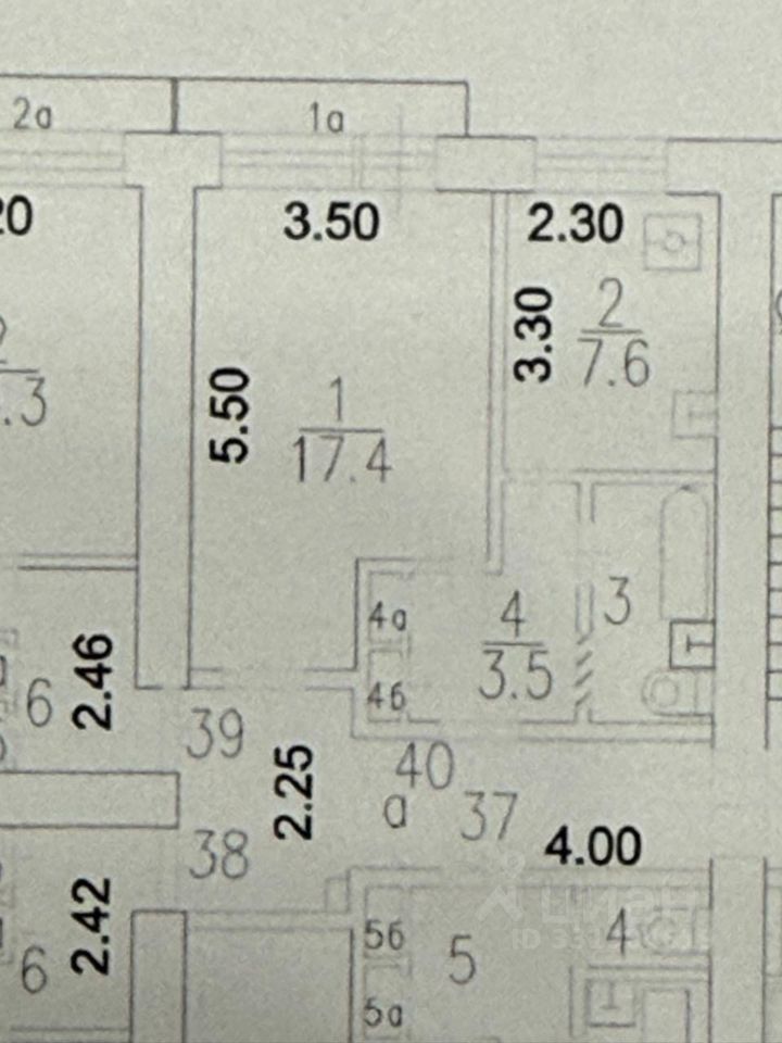 1-комнатная квартира, 34 м² — фото 5
