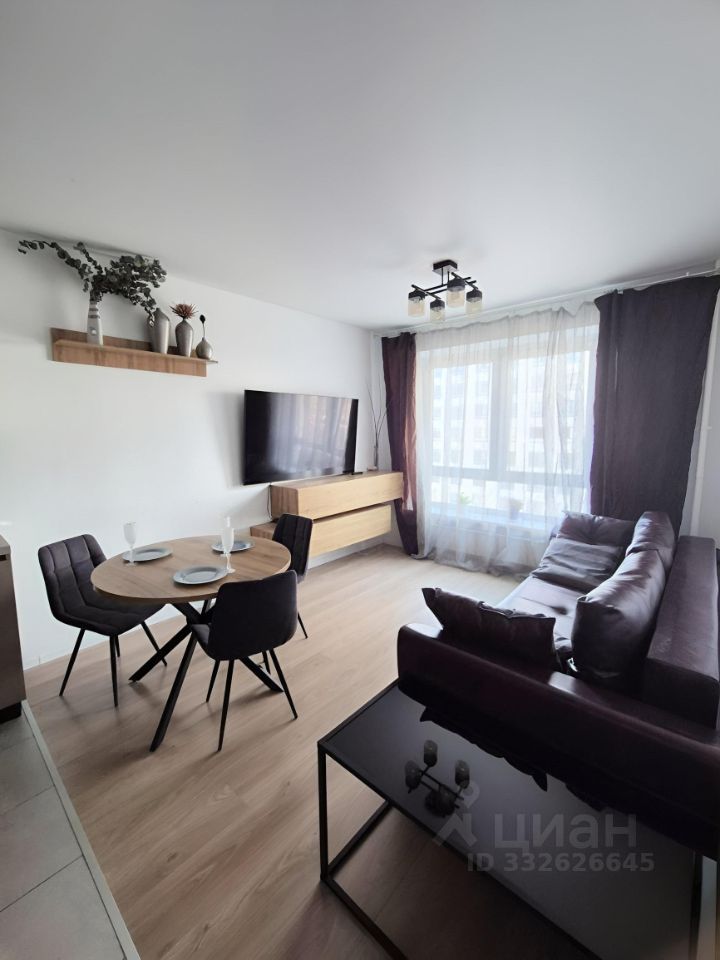 2-комнатная квартира, 57 м² — фото 1