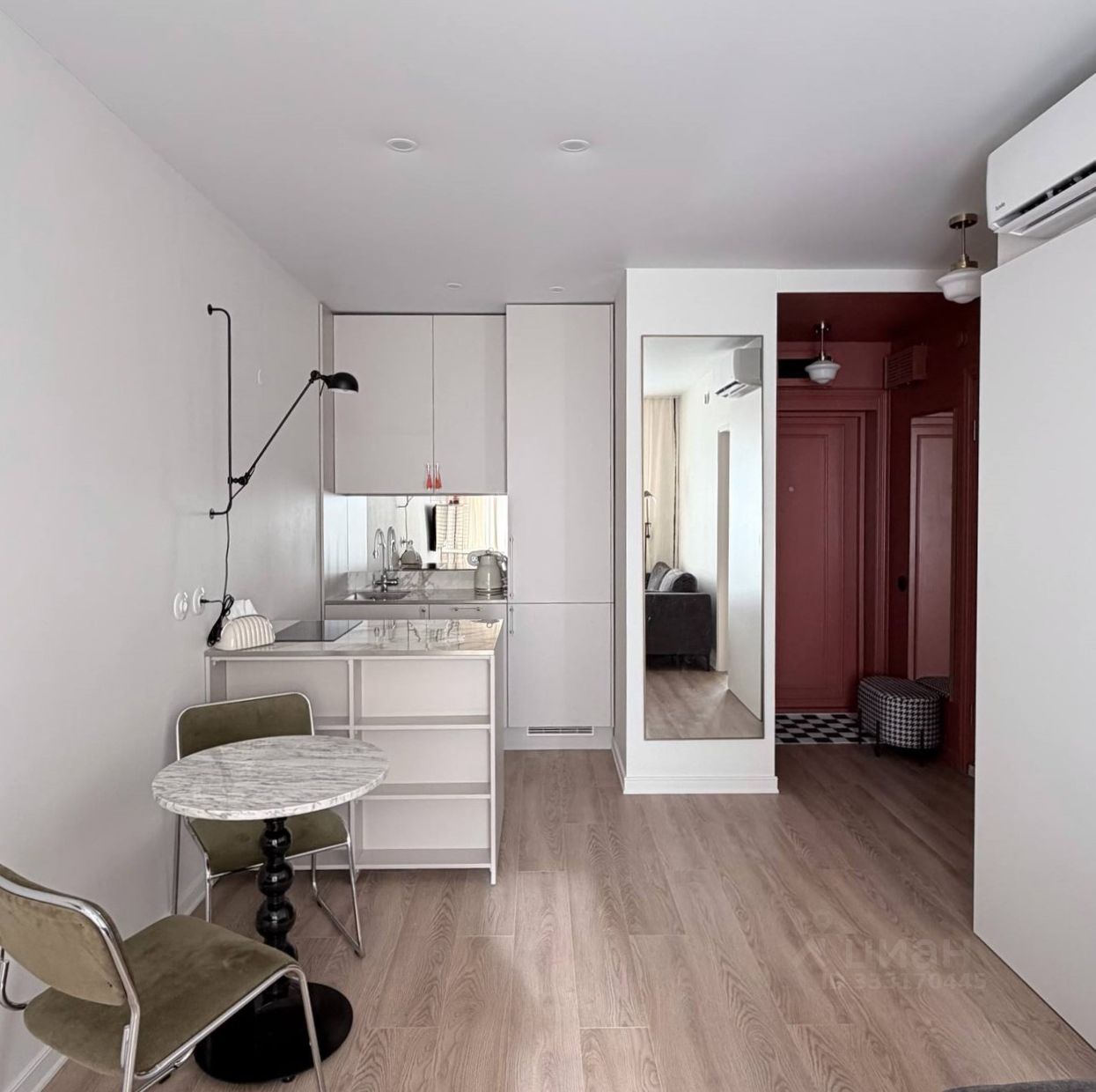 Евро2-комнатная квартира, 32 м² — фото 8