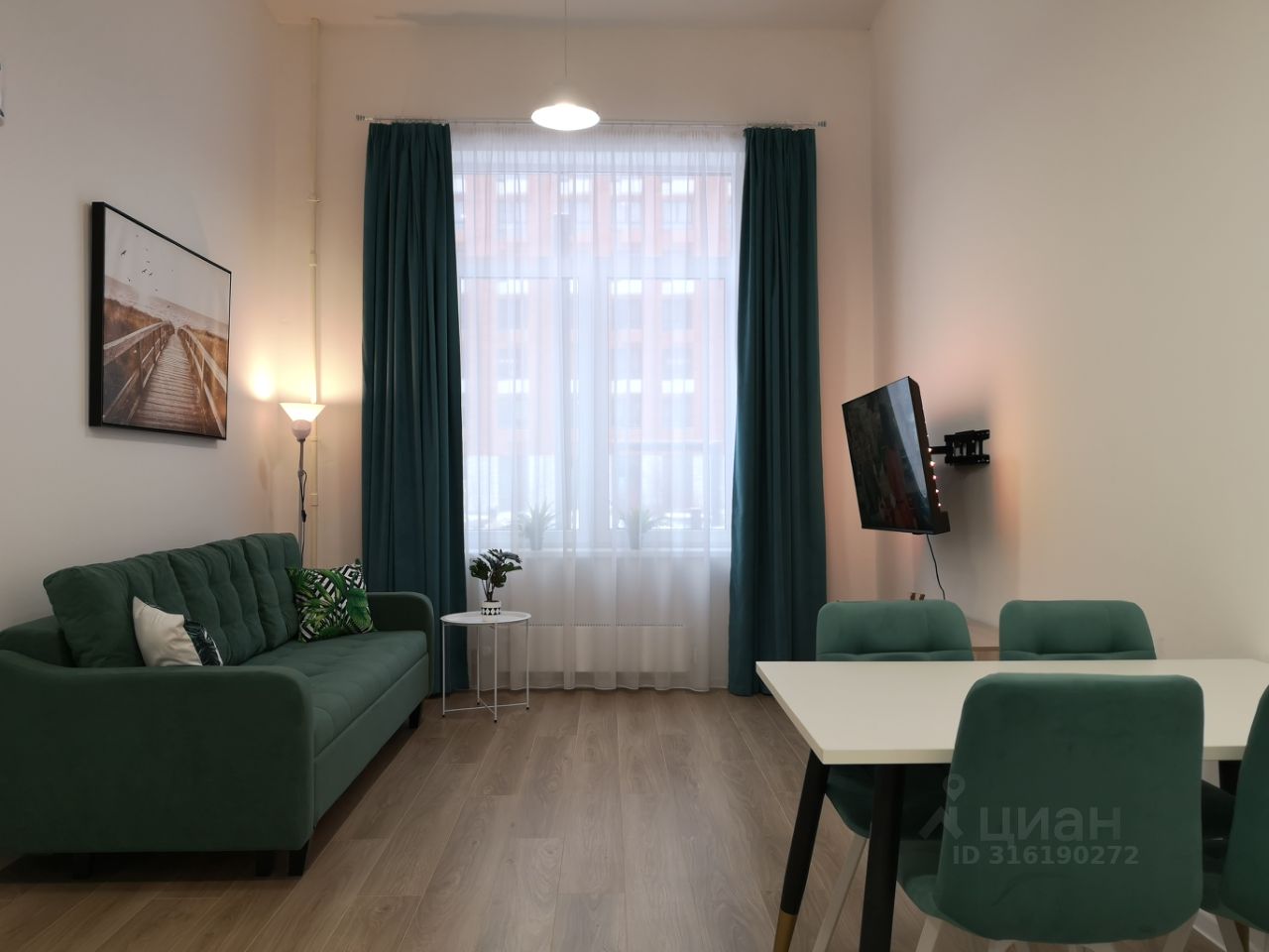 Евро2-комнатная квартира, 40 м² — фото 4