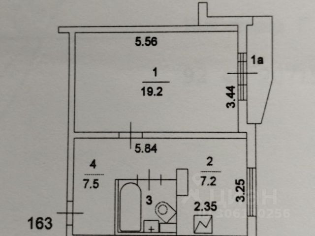 1-комн., 39 м², 9/17 этаж