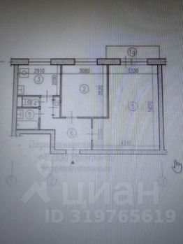 1-комн.кв., 38 м², этаж 2