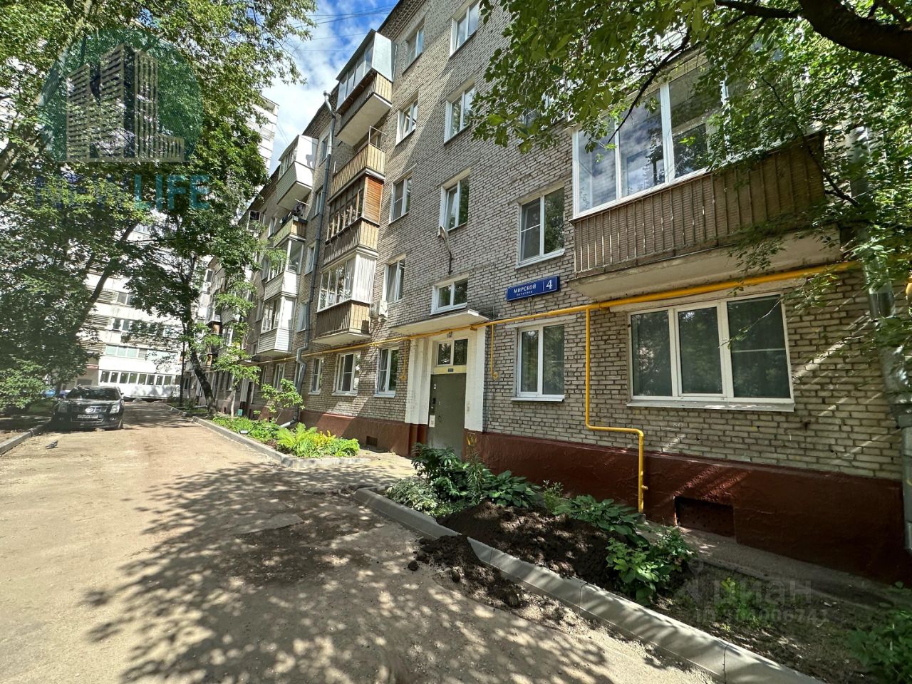 Продажа однокомнатной квартиры 33,1м² Мирской пер., 4, Москва, м.  Петровский Парк - база ЦИАН, объявление 304006741