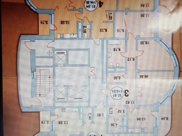 4-комн., 134,5 м², 4/22 этаж