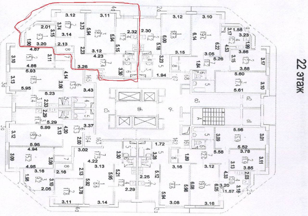 Продается3-комн.квартира,73,8м²