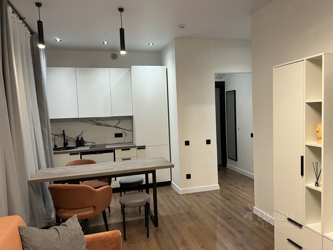 Евро2-комнатная квартира, 36 м² — фото 8