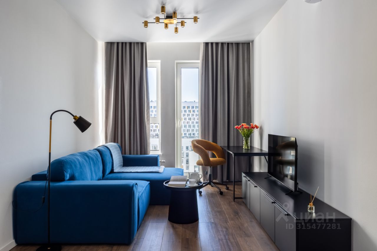 Евро2-комнатная квартира, 40,1 м² — фото 1