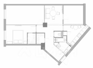 3-комн.кв., 79 м², этаж 3