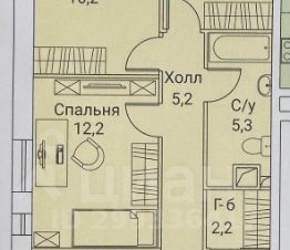 4-комн.кв., 81 м², этаж 20