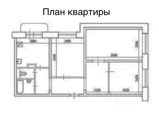 3-комн., 78 м², 21/22 этаж