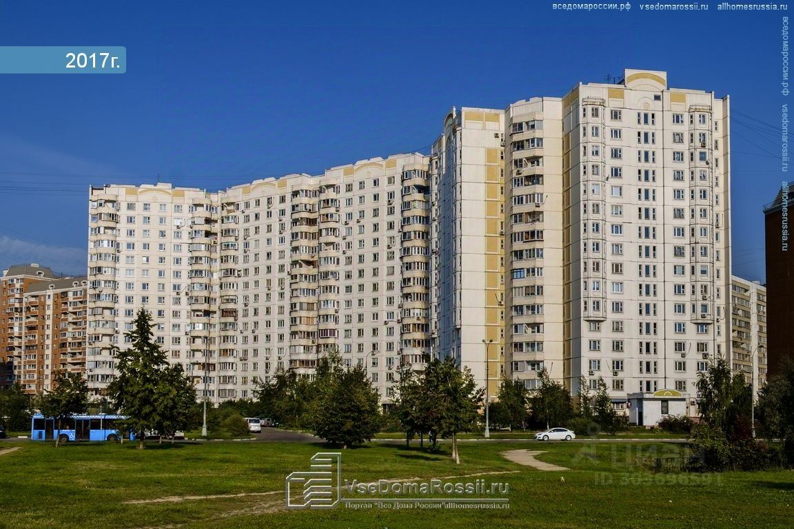 Купить двухкомнатную квартиру 54,4м² Перервинский бул., 25, Москва, м.  Братиславская - база ЦИАН, объявление 303696591